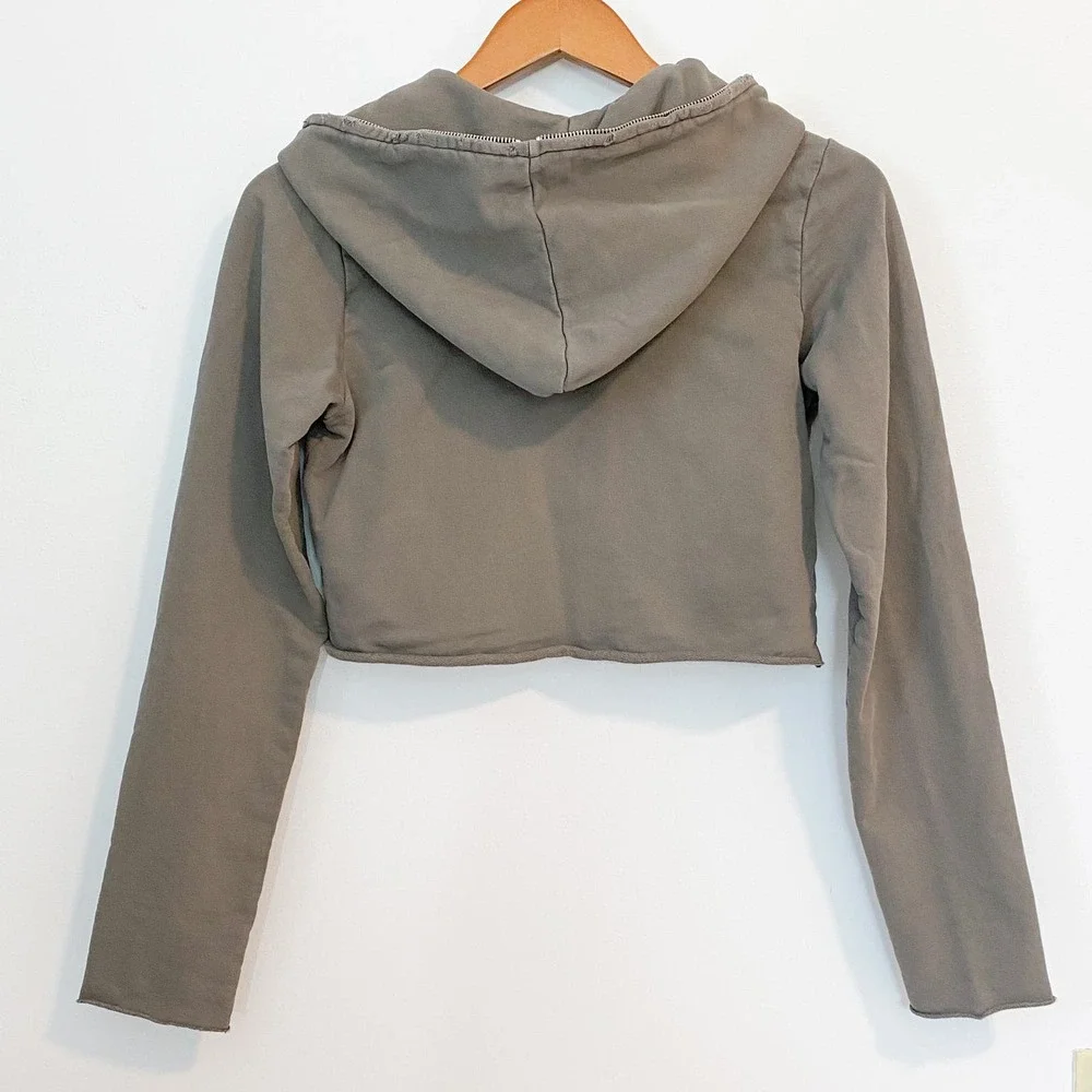 AllSaints Xonda Crop Zip Hoodie - Picture 4 of 12